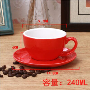 Tasse café cappuccino coffe european style