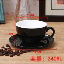 Load image into Gallery viewer, Tasse café cappuccino coffe european style