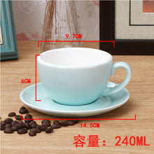 Load image into Gallery viewer, Tasse café cappuccino coffe european style