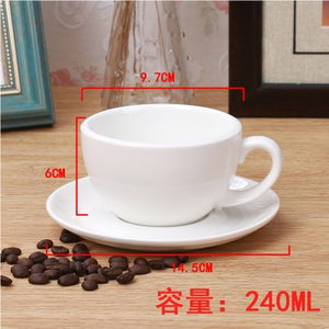 Tasse café cappuccino coffe european style