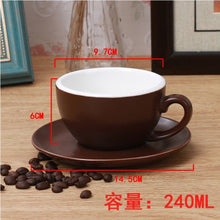 Load image into Gallery viewer, Tasse café cappuccino coffe european style