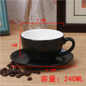 Tasse café cappuccino coffe european style