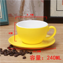 Load image into Gallery viewer, Tasse café cappuccino coffe european style