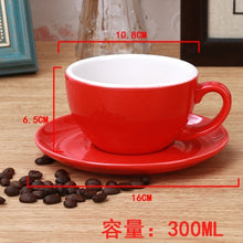 Load image into Gallery viewer, Tasse café cappuccino coffe european style