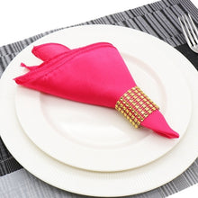 Load image into Gallery viewer, 1pcs 30cm Table Napkin  Square Satin Fabric Pocket Handkerchief