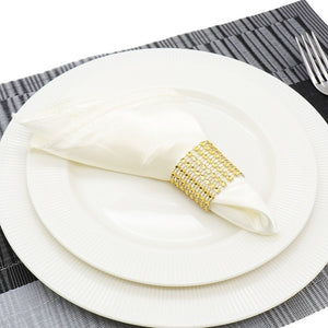 1pcs 30cm Table Napkin  Square Satin Fabric Pocket Handkerchief