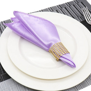 1pcs 30cm Table Napkin  Square Satin Fabric Pocket Handkerchief