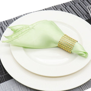 1pcs 30cm Table Napkin  Square Satin Fabric Pocket Handkerchief