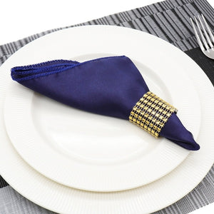 1pcs 30cm Table Napkin  Square Satin Fabric Pocket Handkerchief