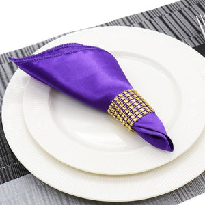 1pcs 30cm Table Napkin  Square Satin Fabric Pocket Handkerchief