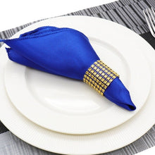 Load image into Gallery viewer, 1pcs 30cm Table Napkin  Square Satin Fabric Pocket Handkerchief