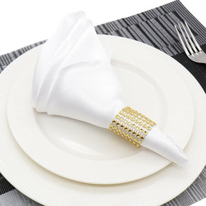 1pcs 30cm Table Napkin  Square Satin Fabric Pocket Handkerchief