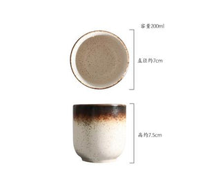 Style Retro Hand Ceramic  Cup