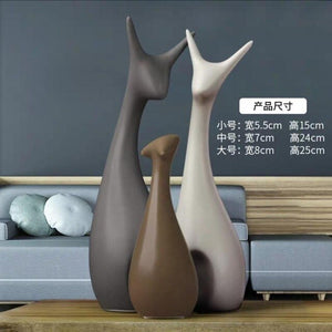 ART de table Home decor OWL Family for lovers