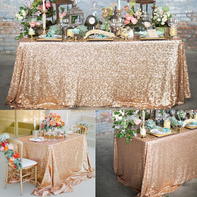 Sequin Table cloth Glitter Round & Rectangular  For Decoration