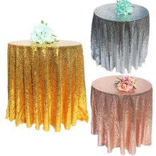 Load image into Gallery viewer, Sequin Table cloth Glitter Round &amp; Rectangular  For Decoration