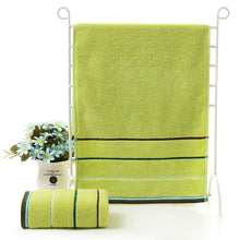 Load image into Gallery viewer, Serviette  Cotton Towel Stripe Face Hand Bath Cloth Bathroom