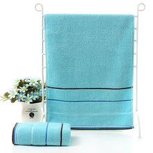 Load image into Gallery viewer, Serviette  Cotton Towel Stripe Face Hand Bath Cloth Bathroom