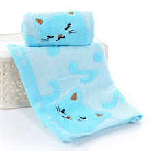 Load image into Gallery viewer, Serviette  Cotton Towel Stripe Face Hand Bath Cloth Bathroom