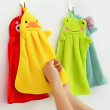 Load image into Gallery viewer, Baby Soft Plush Bath Towel Baby Nursery Hand Towel Cartoon Animal