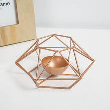 Load image into Gallery viewer, Fashion Geometric Iron Candlestick Home decor Gift