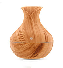 Load image into Gallery viewer, Air humidifier usb aroma diffuser mini wood grain ultrasonic