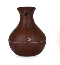 Load image into Gallery viewer, Air humidifier usb aroma diffuser mini wood grain ultrasonic