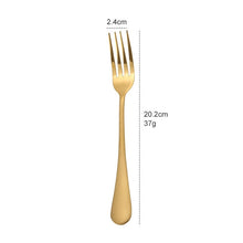 Load image into Gallery viewer, Ménagére gold spoon couvert