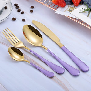 Ménagére gold spoon couvert