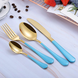 Ménagére gold spoon couvert