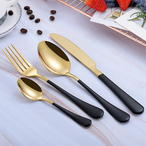 Ménagére gold spoon couvert