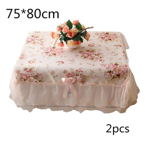 1 pc Round/Rectangle nappe à manger Table couverture tissu maison