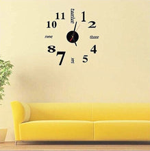 Load image into Gallery viewer, Wall Clock Mirror Wall Stickers Removable  Home Decor Living Room