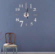 Load image into Gallery viewer, Wall Clock Mirror Wall Stickers Removable  Home Decor Living Room