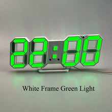 Load image into Gallery viewer, Wall Clock Modern Design Digital Nightlight For Home Living Room Decoration