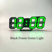 Load image into Gallery viewer, Wall Clock Modern Design Digital Nightlight For Home Living Room Decoration