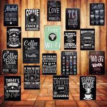 Load image into Gallery viewer, Plates Metal  Poster Retro Decorative Art Metal Tin Signs Pub