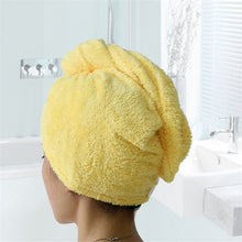 Load image into Gallery viewer, Women Towels Bathroom Microfiber Towel Rapid drying Hair Towel