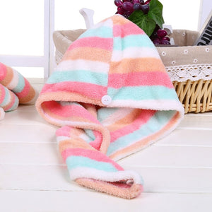 Women Towels Bathroom Microfiber Towel Rapid drying Hair Towel