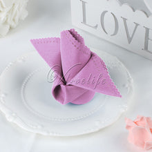 Load image into Gallery viewer, serviette de table  Polyester mouchoir tissu pour Diner fête de noël approvisionnement faveurs de mariage