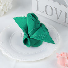 Load image into Gallery viewer, serviette de table  Polyester mouchoir tissu pour Diner fête de noël approvisionnement faveurs de mariage