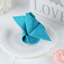 Load image into Gallery viewer, serviette de table  Polyester mouchoir tissu pour Diner fête de noël approvisionnement faveurs de mariage