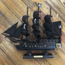 Load image into Gallery viewer, LUCKK Miniature Boat Wooden Sailboat Model  Caribbean Black Pearl Corsair