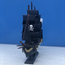 Load image into Gallery viewer, LUCKK Miniature Boat Wooden Sailboat Model  Caribbean Black Pearl Corsair