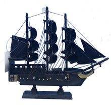 Load image into Gallery viewer, LUCKK Miniature Boat Wooden Sailboat Model  Caribbean Black Pearl Corsair