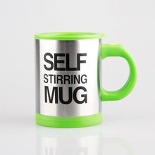 Load image into Gallery viewer, Automatic Self Stirring Mug Coffee Milk Mixing Mug Stainless Steel Thermal Cup