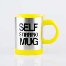 Load image into Gallery viewer, Automatic Self Stirring Mug Coffee Milk Mixing Mug Stainless Steel Thermal Cup