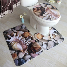 Load image into Gallery viewer, 3Pcs/set Bathroom Mat Set Flannel Anti-Slip Kitchen Bath Mat Carpet Bathroom