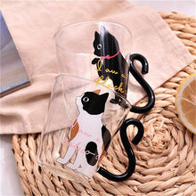 Load image into Gallery viewer, Cute Creative Cat Milk Coffee Mug Water Glass