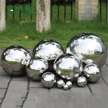 Load image into Gallery viewer, High Gloss Glitter  Steel Ball Sphere Mirror Hollow Ball Home Garden Decoration